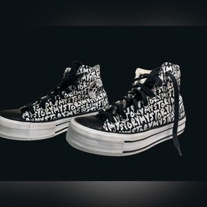 Converse Black and White Chuck Taylor Sneakers
